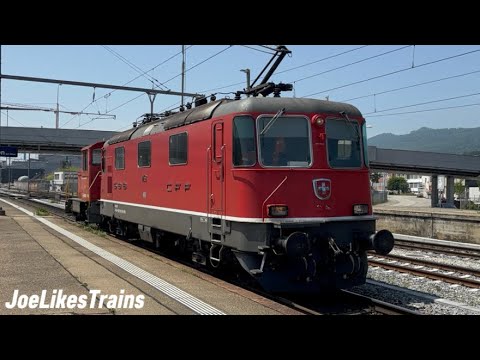 Güter-Bahnverkehr in Wangen bei Olten - 12.6.2025