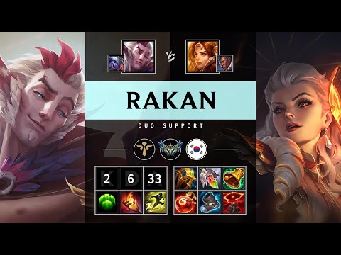 Rakan Support vs Leona - KR Challenger Patch 25.08