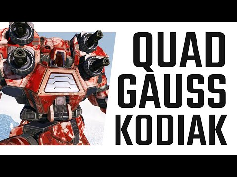 Quad Gauss Kodiak - Mechwarrior Online The Daily Dose #1096