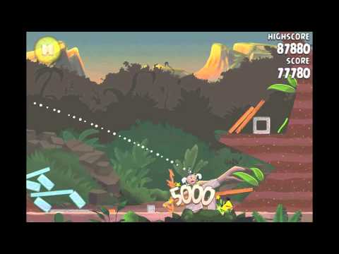 Angry Birds Rio Level 17 (4-2) Jungle Escape 3 Star Walkthrough