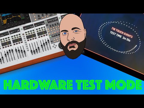 Behringer WING Hardware Test Mode - Check your Touch Screen, Faders, Knobs & LEDS