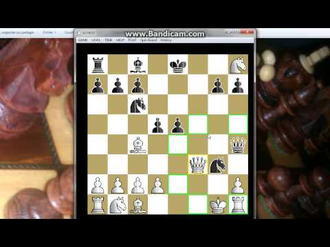 SKAKAČI u šahovskom Traxlerovom protivnapadu - SCHILLER vs LEISEBEIN # 150 sah i mat