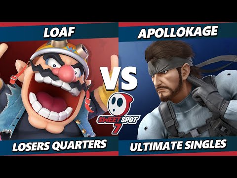 Sweet Spot 7 Top 8 - Loaf (Wario) Vs. Apollokage (Snake) SSBU Ultimate Tournament