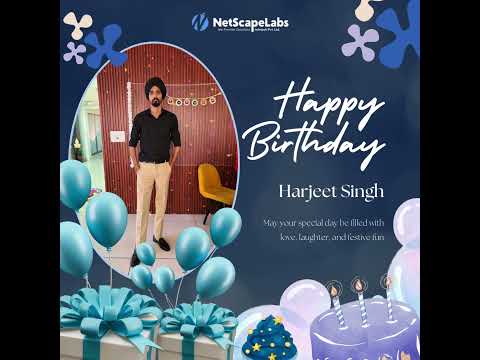🎉 Happy Birthday, Harjeet Singh! 🎂 #netscapelabs #birthday