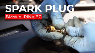 BMW 750li F01 Spark Plugs DIY, also  Alpina B7 / 750i models replacement