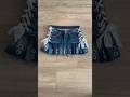 Upsize Upcycle Your Tight Skinny Jeans Into Adjustable Pleated Skirt Thriftflip Upcycling Sewing
