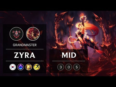 Zyra Mid vs Karma - KR Grandmaster Patch 9.3