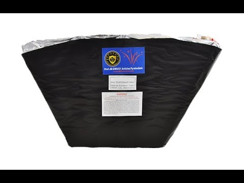 PFX5FRW WHITE MINE WITH WHITE METEOR 5 SHOT - DOMINATOR FIREWORKS PRO