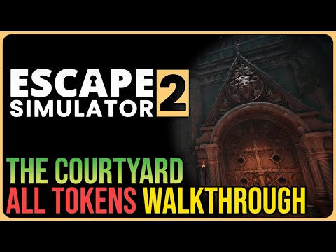 Escape Simulator 2 – 100% Walkthrough All Tokens – Dracula's Castle – Courtyard