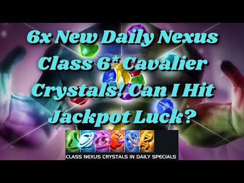 6x New Daily Nexus Class 6* Cavalier Crystals! Can I Hit Jackpot Luck? - Marvel Contest of Champions
