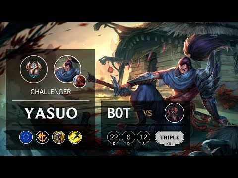 Yasuo Bot vs Lucian - EUW Challenger Patch 9.21