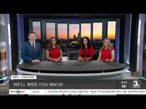 Maya says goodbye at 6pm