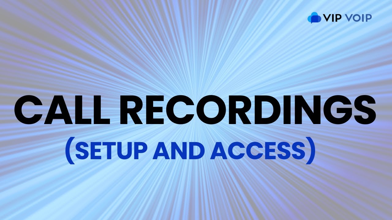 Call recordings