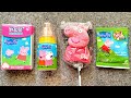 NEW Funny Peppa Pig Candy ASMR Satisfying Video Sweets Marshmallow Lollipop Toys Opening