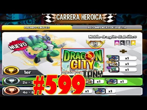 Dragon City "Capítulo 599 - Evento: Carrera Heroica, por Noble Dragón Diabólico (y 2ª p.)" por Tony