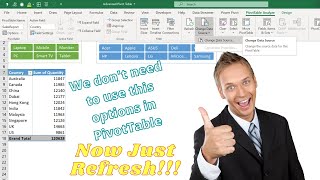 How to Auto Refresh Pivot Table? | Refresh pivot table automatically when source data changes!!!