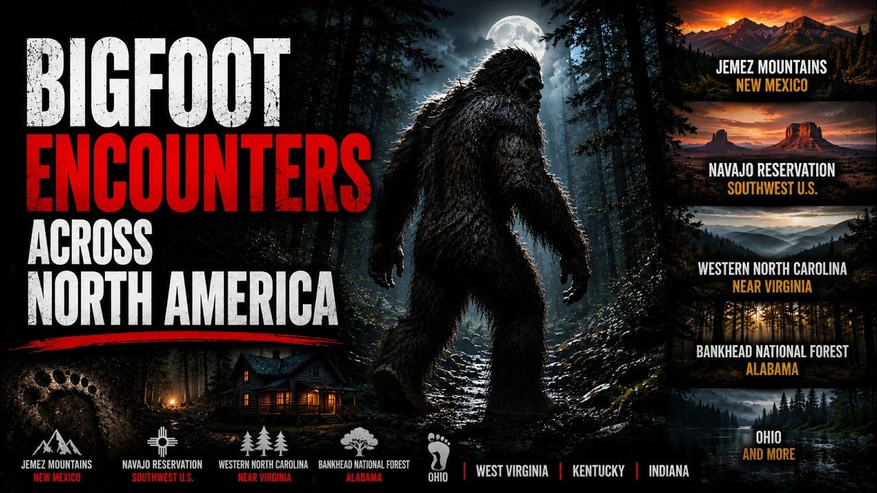 Terrifying Bigfoot Encounters Shock Witnesses Across North America