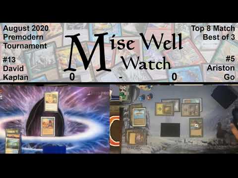 August 2020 Premodern Monthly - Top 8 Match - bUW StifleNought vs RecSur