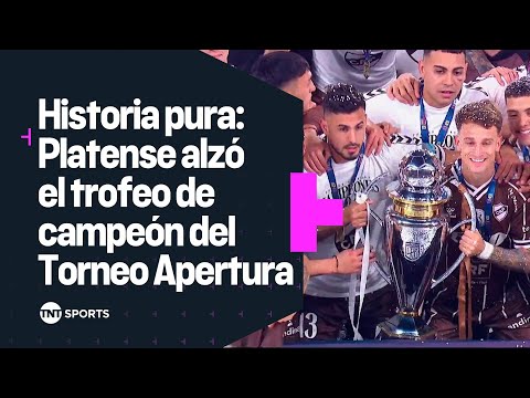 ¡HISTORIA PURA! PLATENSE LEVANTÓ el TROFEO de CAMPEÓN del TORNEO APERTURA