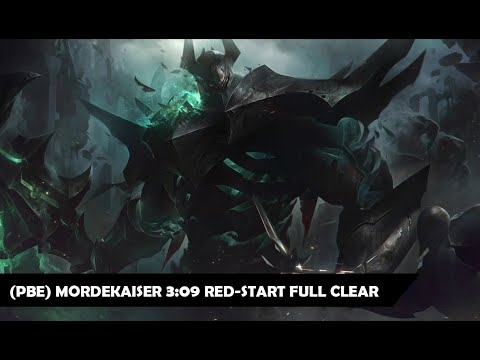 [Season 11.7 PBE] Mordekaiser Jungle Clear Guide | 3:09 Red-Start Full Clear