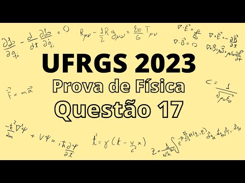 UFRGS 2023 - Questão 17 - Prova de Física