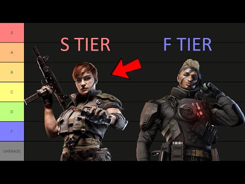 Operator Tierlist for RANKED (Vector Glare) | Rainbow Six Siege