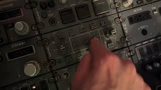 How to test weather radar on B737