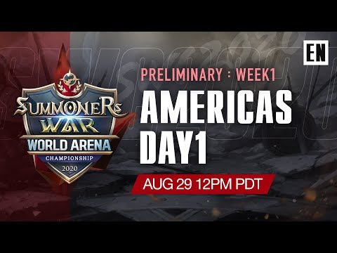 [EN] SWC2020 AMERICAS Preliminary DAY1 | Summoners War | 서머너즈 워