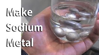 Make Sodium Metal Without Electrolysis Using Domestic Chemicals