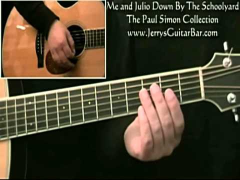 How to Play Paul Simon Me and Julio Down By The Schoolyard Introduction