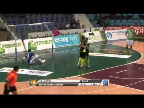 Triman Navarra 8 - Marfil Santa Coloma 5 - Jornada 26. LNFS 12/13