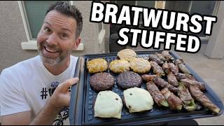 Grilling Bratwurst Poppers for Memorial Day