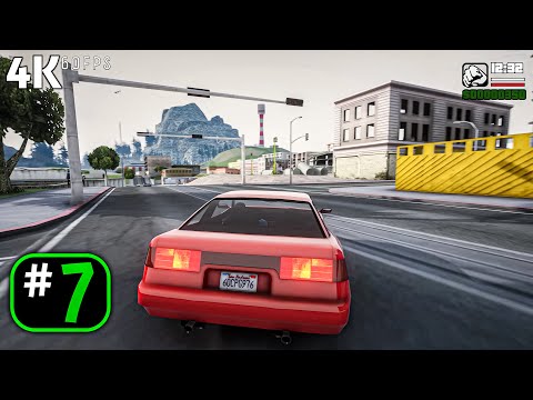 "GTA SAN ANDREAS DEFINITIVE EDITION" Gameplay #7 Walkthrough FULL GAME [4K HDR 60FPS PC]