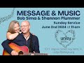 “Message & Music” -  Bob Sima and Shannon Plummer