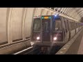 WMATA Metrorail Breda 3000 Series On The Green Line At Mount Vernon Square Station