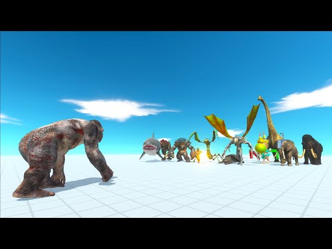 Goro the giant vs every Boss Factions animal revolt battle simulator