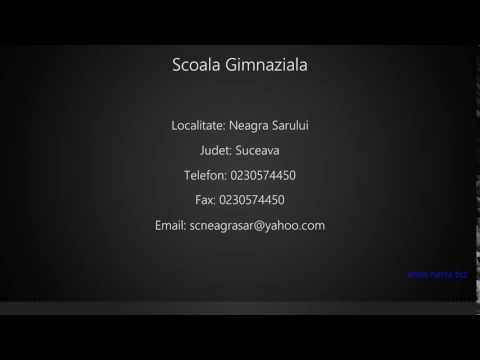 Scoala Gimnaziala Neagra Sarului