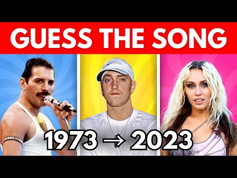 Guess the Song 🎤🎶 | One Song per Year 1973-2023 | Music Quiz