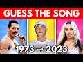 Guess the Song 🎤🎶 | One Song per Year 1973-2023 | Music Quiz