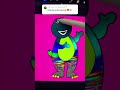 Barney Elige Un Color Procreate Arte Satisfactorio Talla Fy Barney Gris Shorts