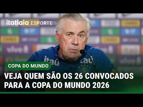 COM NEYMAR NA LISTA, CARLO ANCELOTTI CONVOCA OS 26 JOGADORES PARA A COPA DO MUNDO