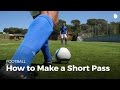 Soccer Techniques Short Pass Football