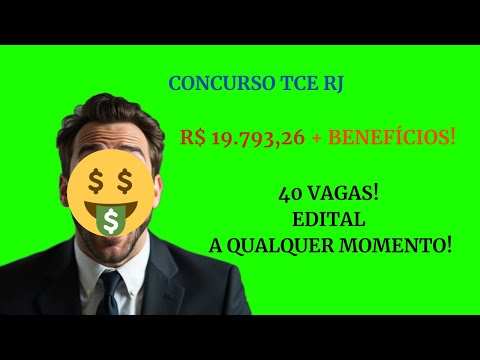 URGENTE! 🚨 EDITAL DO TCE-RJ VAI SAIR! SALÁRIO DOS SONHOS!