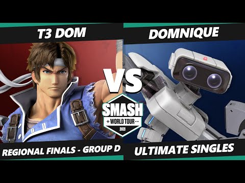 SWT NA West Group D - T3 DOM (Richter) Vs. Domnique (ROB) Smash Ultimate Tournament