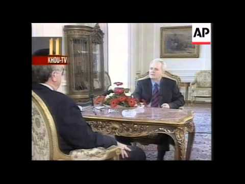 YUGOSLAVIA: BELGRADE: SLOBODAN MILOSEVIC INTERVIEW