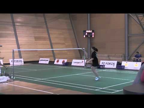 Semifinále badmintonové extraligy - Jehnice vs. Dobruška - Febby Angguni vs. Eliška Smejkalová