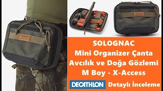 SOLOGNAC Mini Organizer Çanta - Avcılık ve Doğa Gözlemi - M Boy - X-Access #deca
