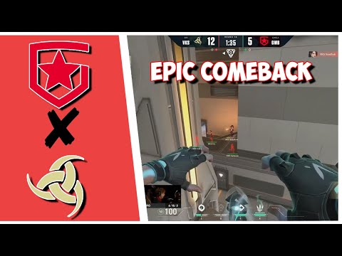 GAMBIT vs Team Vikings - HIGHLIGHTS | VALORANT Champions 2021 | EPIC COMEBACK ON ICEBOX