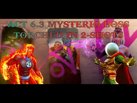 Act 6.3 Mysterio Boss | 2-Shot with Human Torch 5/65 | Marvel Contest of Champions