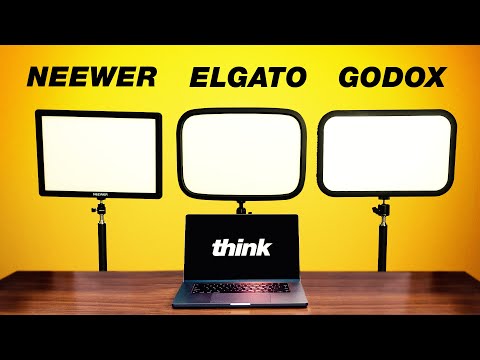 Best Desk Light for YouTube! (Elgato vs Godox vs Neewer)